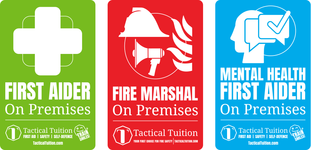 tactical tuition - first aid - fire marshal - mental health first aid